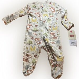 Levi’s baby footie pajamas 3 months